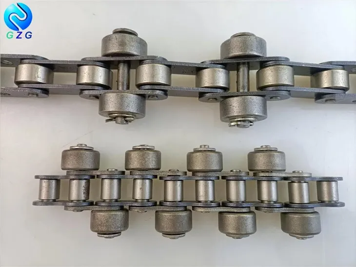 Chuỗi băng tải với con lăn bên ngoài